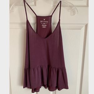 Soft & sexy peplum tank